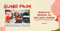 runo plum - US TOUR 2026 - DENVER