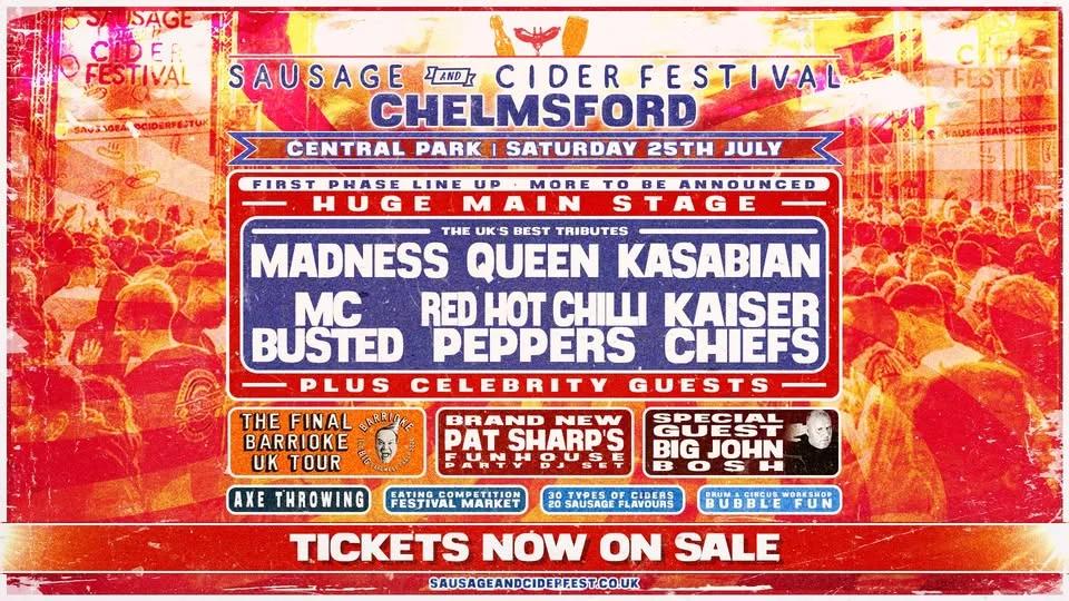 Sausage and Cider Festival - Chelmsford 2026