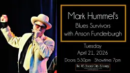 Mark Hummel & His Blues Survivors Featuring Anson Funderburgh at the 443 Social Club