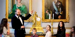 Familjevisning på Kungliga slottet