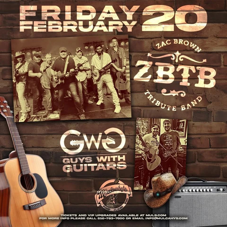 ZBTB w/ special guests Guys with Guitars @ Mulcahys, Wantagh NY