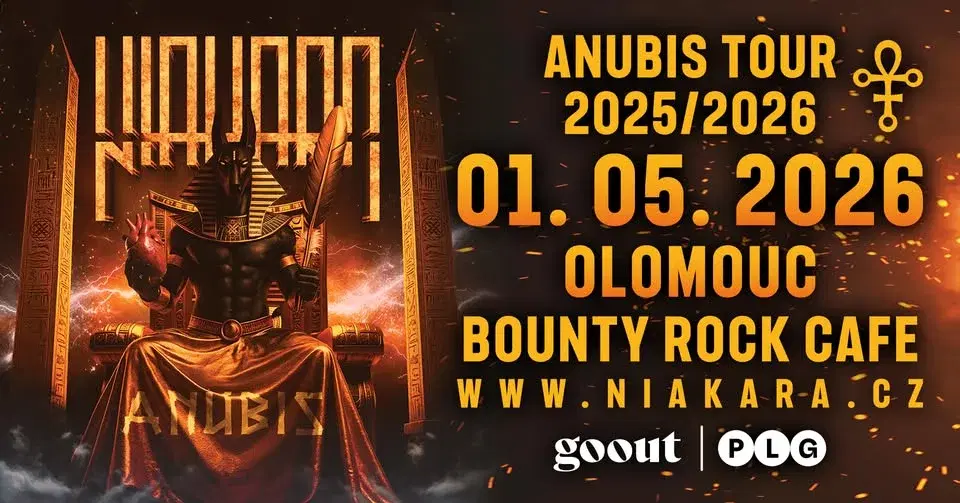 Anubis Tour 2025/2026 - Olomouc / Bounty Rock Cafe