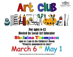 Ages 6-12 Art Club