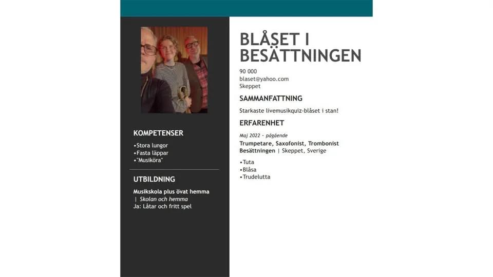 Livebandsquiz med Besättningen