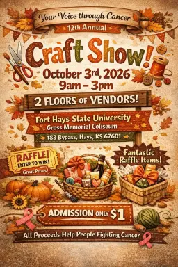 12th Annual Your Voice Through Cancer Craft Show