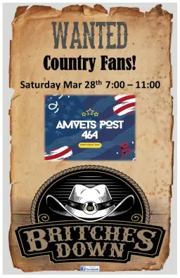 Britches Down - Amvets 464