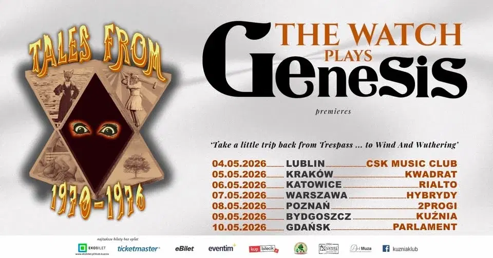 THE WATCH PLAYS GENESIS ,,Tales from 1970-1976” Gdańsk / Klub Muzyczny Parlament