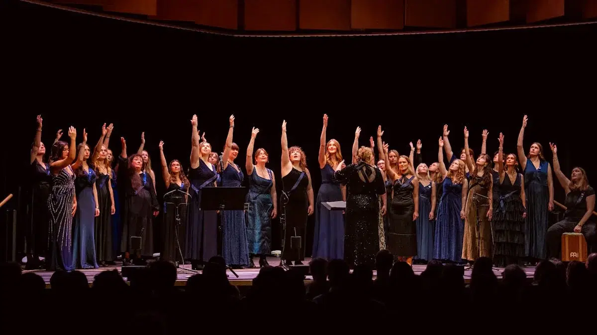 Vägen till World Choir Games, en vårkonsert med Bella Voce - Lunds Studentsångerskor