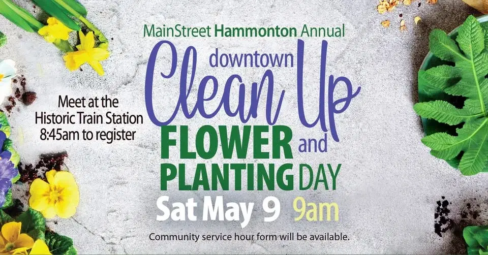 Downtown Hammonton Clean Up & Flower Planting Day