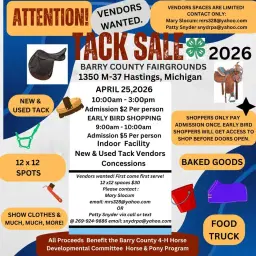 Barry county tack sale!