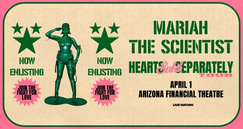 Mariah the Scientist: HEARTS SOLD SEPARATELY TOUR