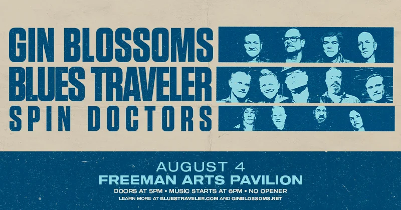 Gin Blossoms and Blues Traveler with Spin Doctors