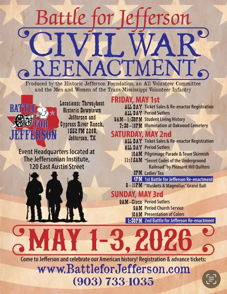 26th Annual Battle for Jefferson Civil War Re-enactment!