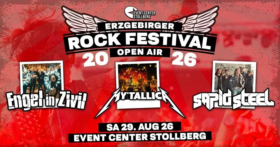 ERZGEBIRGER ROCK FESTIVAL – OPEN AIR | 29.08. | Stollberg