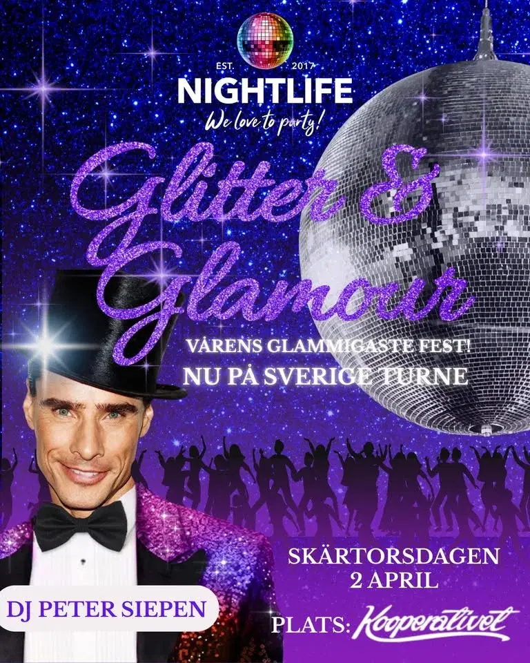 Påskglitter och Vårglädje med Nightlife 40+!