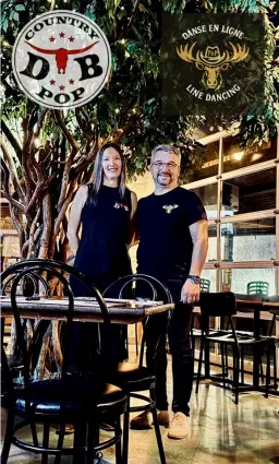 Soirée Danse en ligne P&P et Chantal Quimper de D.B Country Pop