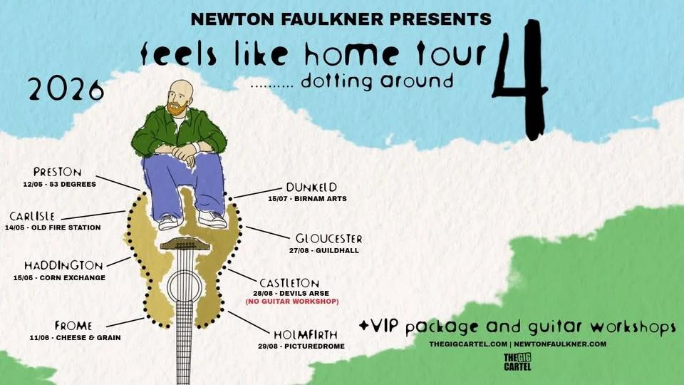 Newton Faulkner presents Feels Like Home Tour 4 // Gloucester Guildhall