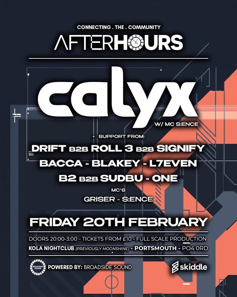 CALYX // AFTER HOURS // KOLA 20/2/2026