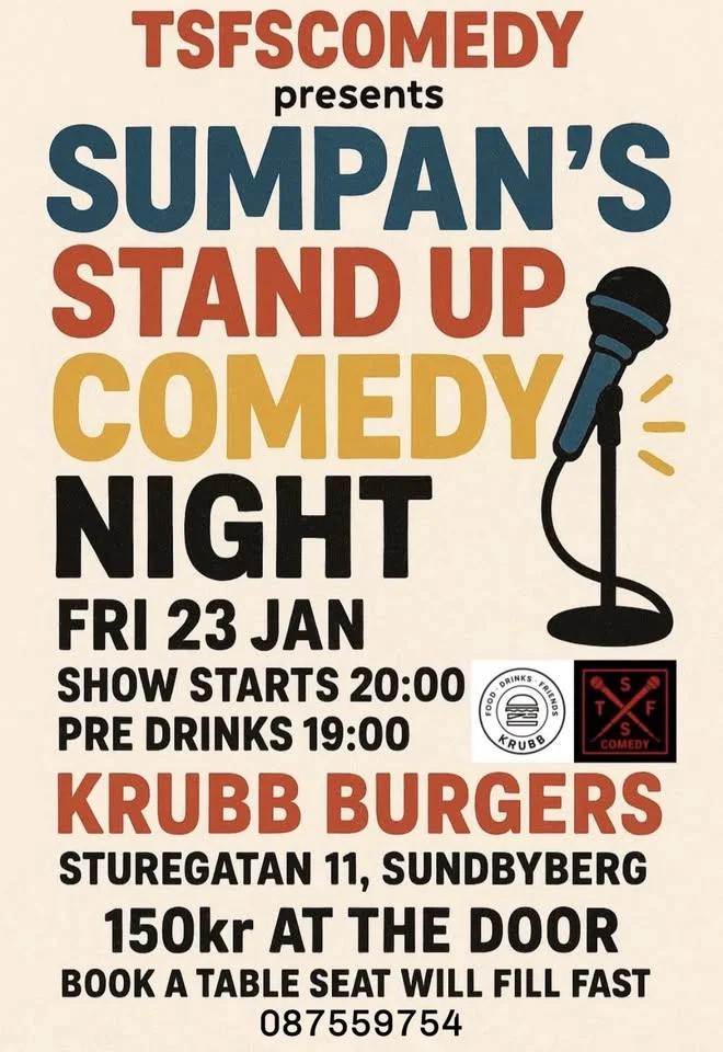 Sumpan’s stand up comedy night