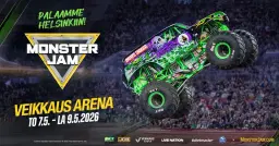 Monster Jam, Veikkaus Arena, Helsinki 7.–9.5.2026