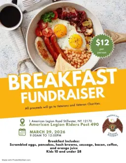 Legion Riders 490 Breakfast