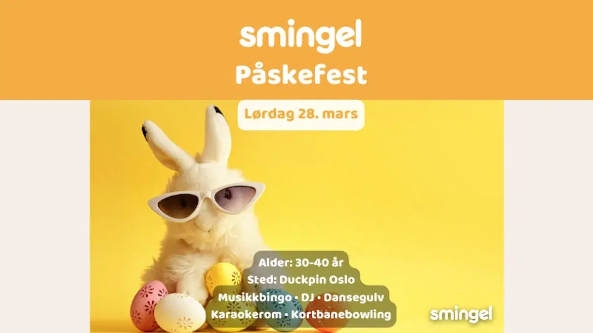 Smingel Påskefest (30-40 år)