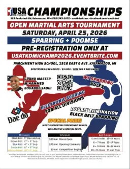 Master MHammad's USA Tae Kwon Do Championships 2026