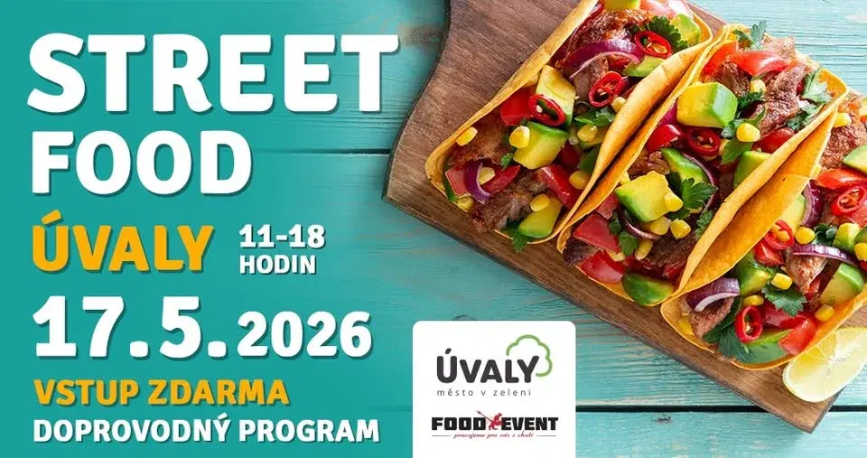 STREET FOOD FESTIVAL Úvaly 2026