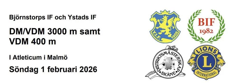 DM/VDM 3000 m & VDM 400 m – Atleticum 2026