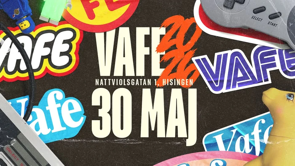 VAFE 2026 - Actionfigurer, tv-spel och andra retroprylar