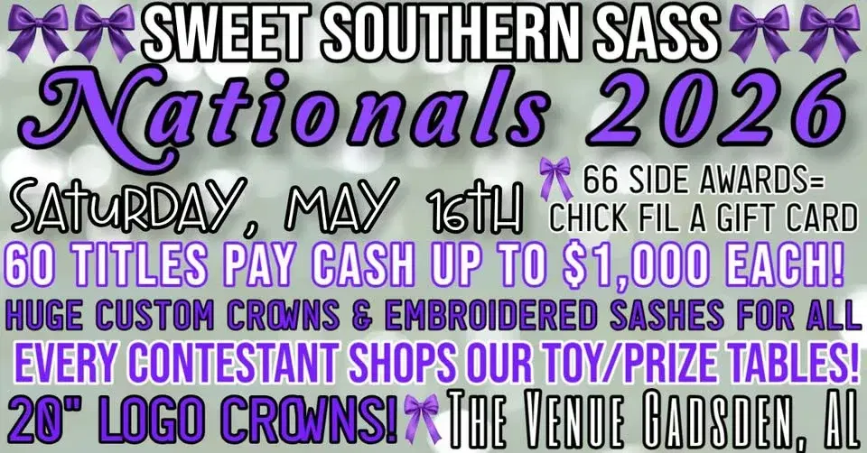 Sweet Southern Sass Nationals Pageant 2026