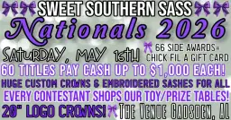 Sweet Southern Sass Nationals Pageant 2026
