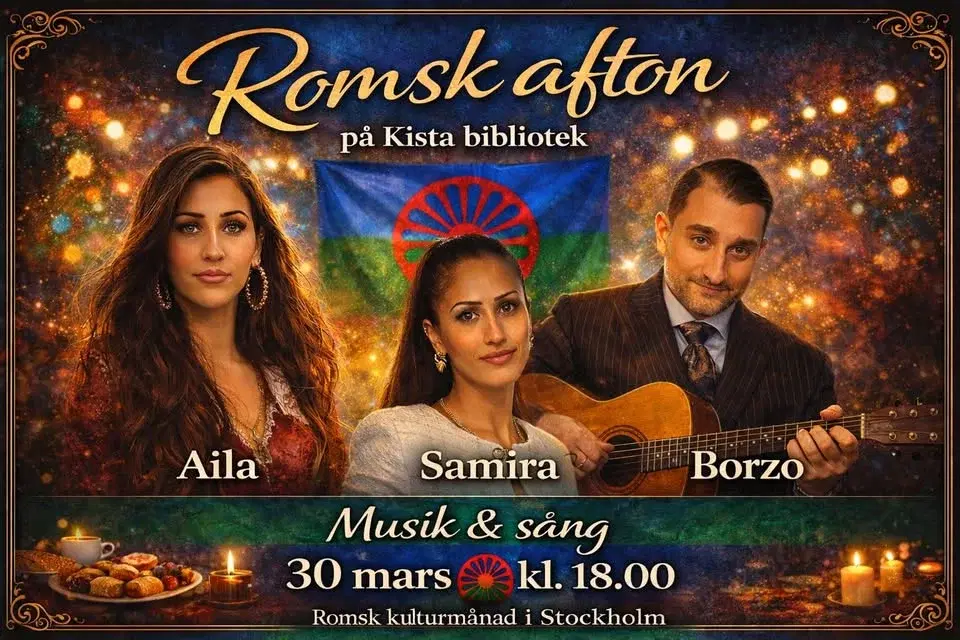 Romsk kulturafton på Kista bibliotek