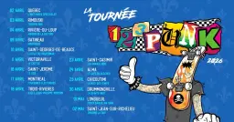 La tournée 123Punk 2026 à Trois-Rivières // Samedi 18 avril 2026 // Salle Louis-Philippe-Poisson
