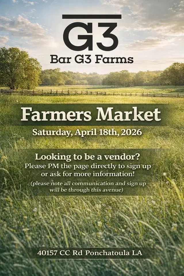 Bar G3 Spring Farmers Market