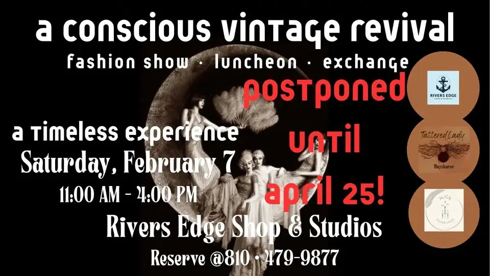 A Conscious Vintage Revival Fashion Show • Luncheon Clothing Exchange a