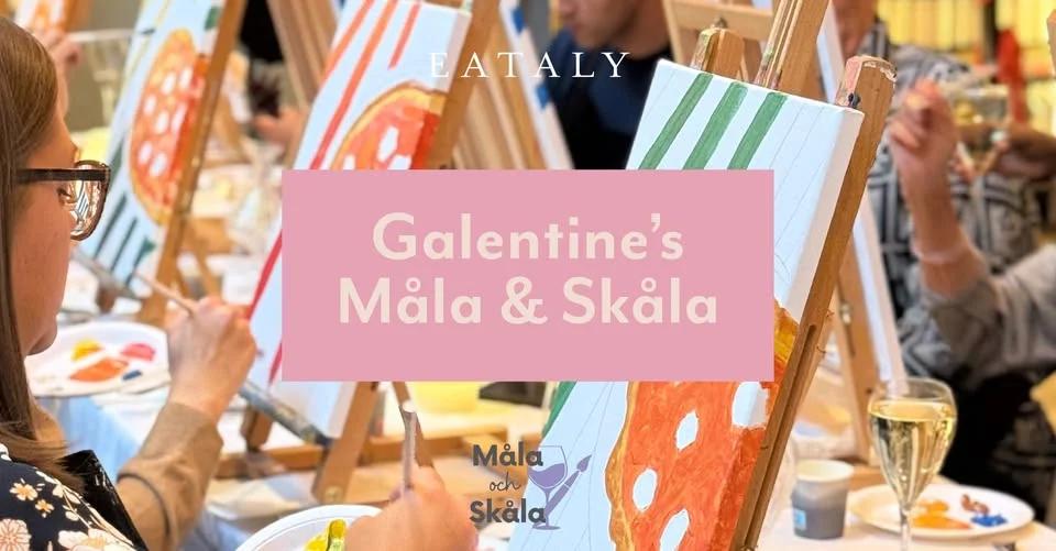 Galentine's Måla & Skåla: fira vänskapen med bubbel och måleri! 💕🥂🎨