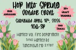 Hop Into Spring Vendor Event