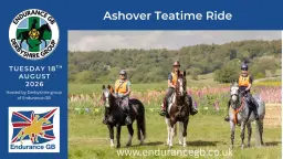 Ashover Teatime Ride