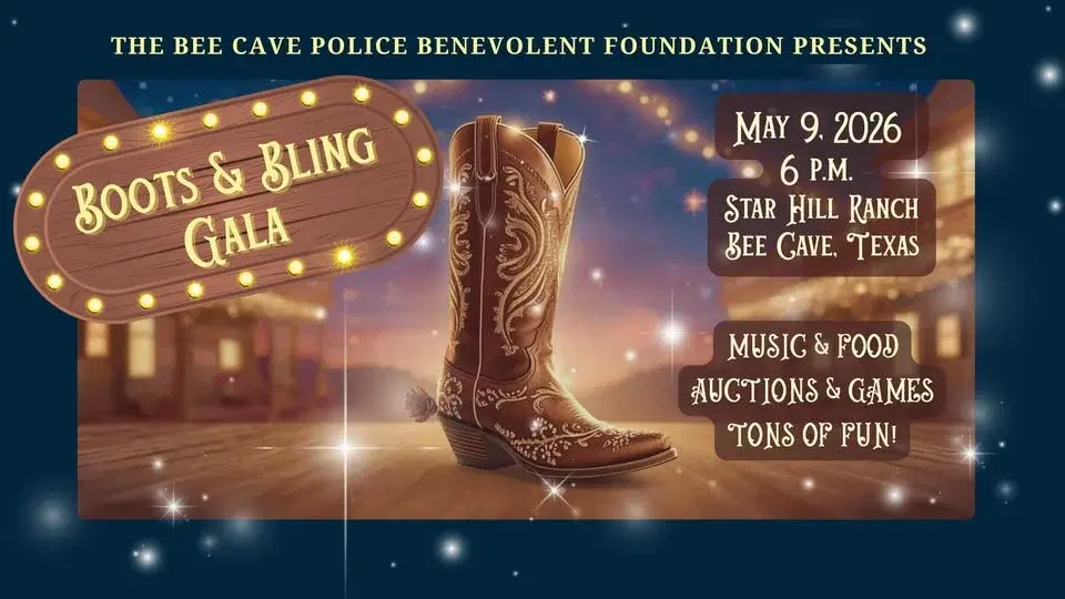 Boots & Bling Gala benefiting the Bee Cave Police
