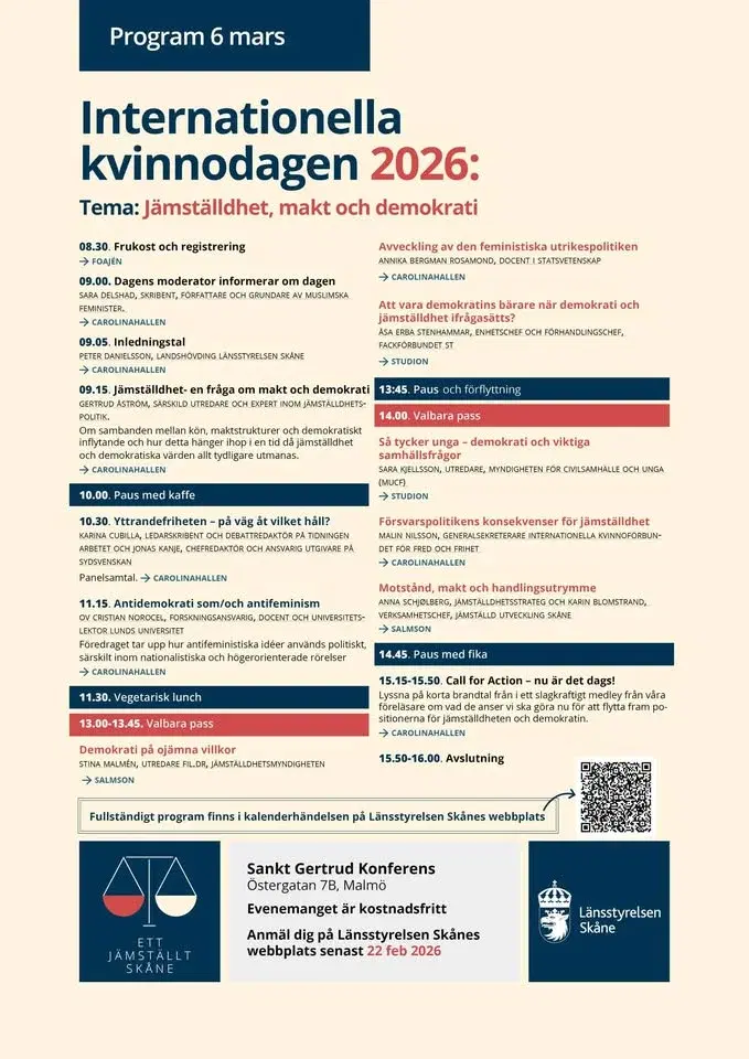 Helgguiden för Malmö: 6-7 mars 2026