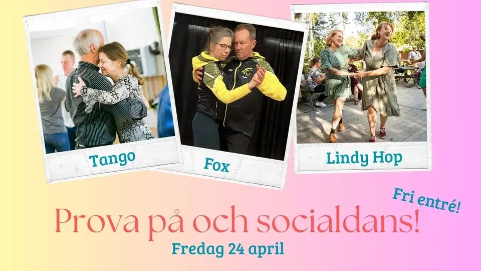 Prova på tango, fox och lindy hop!