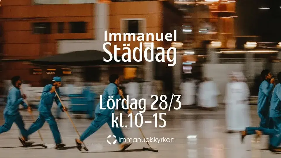 Städdag 28 mars