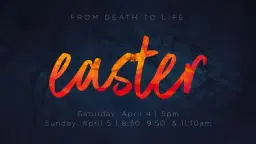 Easter Services at Tri-Village