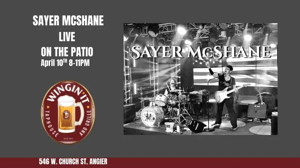 LIVE music on the patio w/ Sayer McShane