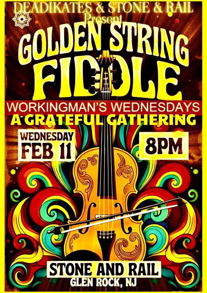 GOLDEN STRING FIDDLE Grateful Dead Tribute at STONE & RAIL