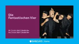 Die Fantastischen Vier | Barclays Arena Hamburg