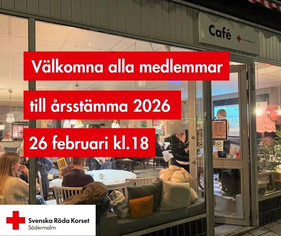 Årsstämma 2026 – Välkomna alla medlemmar!