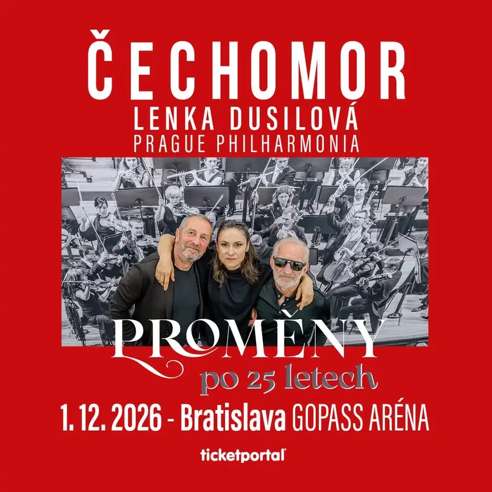Proměny po 25 letech - Bratislava - host Lenka Dusilová a Prague Philharmonia