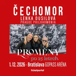 Proměny po 25 letech - Bratislava - host Lenka Dusilová a Prague Philharmonia